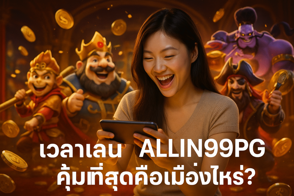 เวลาเล่น ALLIN99PG คุ้มที่สุดคือเมื่อไหร่?