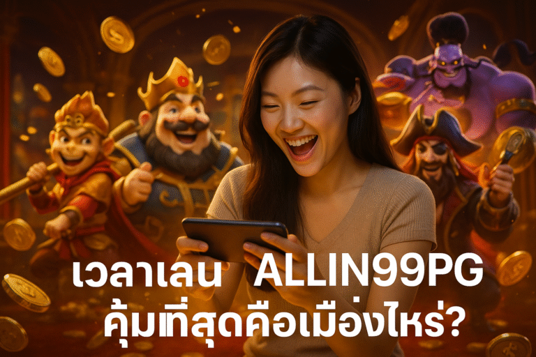 เวลาเล่น ALLIN99PG คุ้มที่สุดคือเมื่อไหร่?