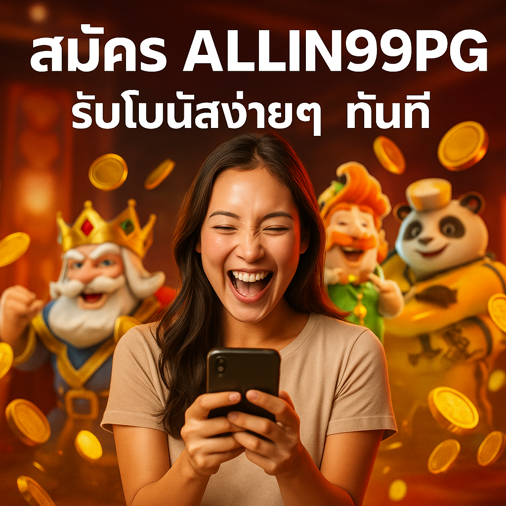 สมัคร ALLIN99PG รับโบนัสง่ายๆ ทันที