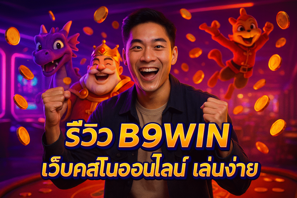 รีวิว B9WIN เว็บคาสิโนออนไลน์ เล่นง่าย