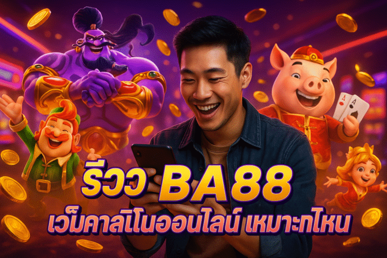 รีวิว BA88 เว็บคาสิโนออนไลน์ เหมาะกับสายไหน